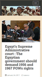 Mobile Screenshot of egyptianpows.net